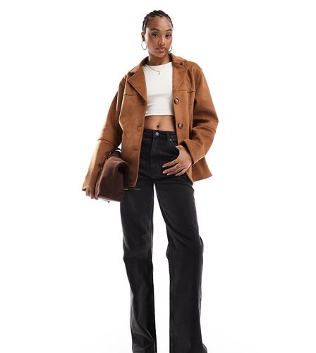 ASOS DESIGN Tall - Jean droit stretch confortable - dlav - Asos Tall - Modalova