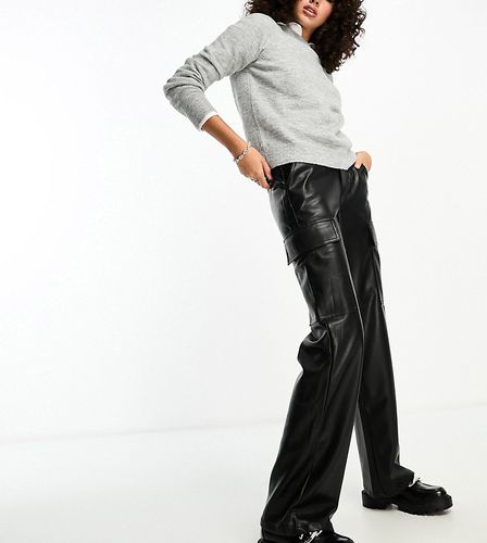 Tall - Pantalon cargo en similicuir - Asos Design - Modalova