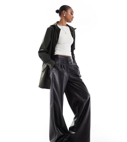 ASOS DESIGN Tall - Pantalon plissé en imitation cuir - Asos Tall - Modalova