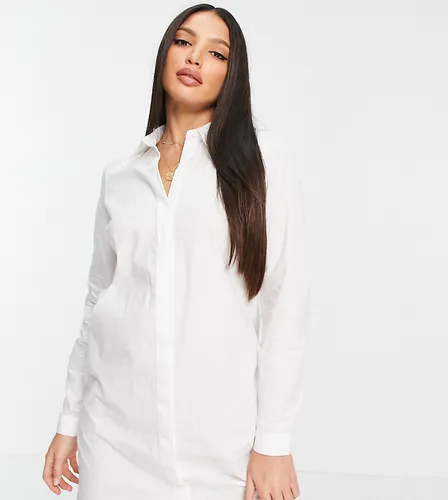 ASOS DESIGN Tall - Robe chemise courte en coton - Asos Tall - Modalova