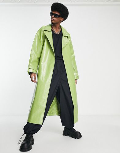 Trench-coat en imitation cuir ultra oversize - Asos Design - Modalova