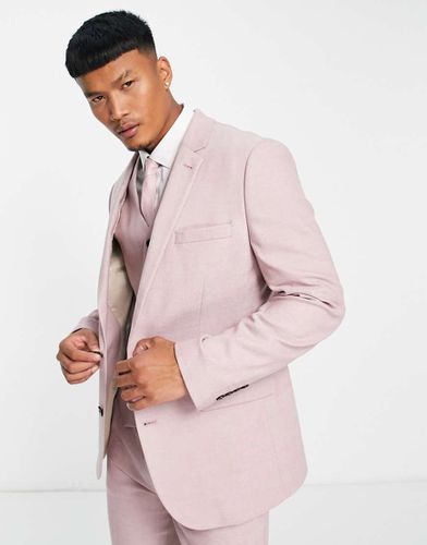 Veste de costume ajustée élégante en tissu Oxford - Vieux - Asos Design - Modalova