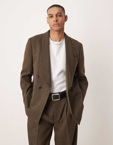 Veste de costume standard à double boutonnage et chevrons - Asos Design - Modalova