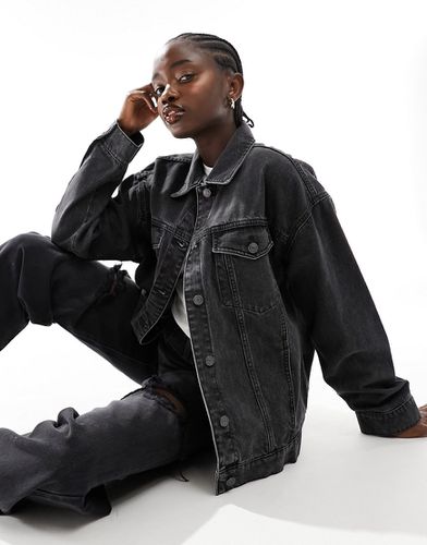 Veste en jean oversize style années 90 - délavé - Asos Design - Modalova