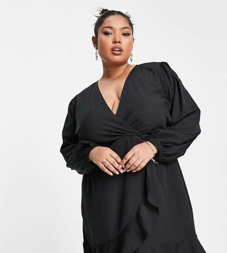 Robe patineuse courte cache-caur - Ax Paris Plus - Modalova