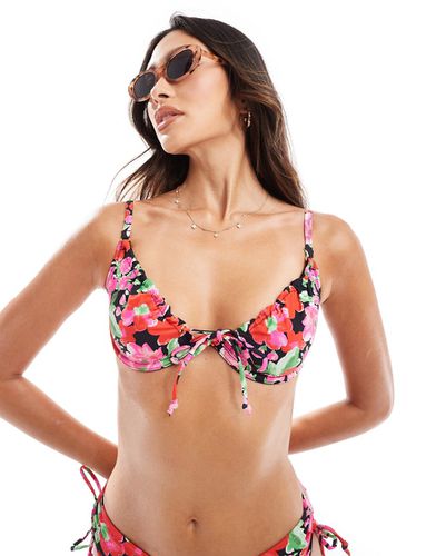 Haut de bikini à armatures et imprimé fleurs - Boux Avenue - Modalova