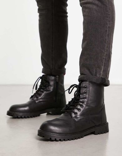 Bottines minimalistes à lacets en similicuir - Bolongaro Trevor - Modalova