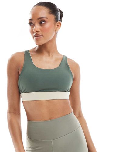 Duo - Brassière de sport maintien renforcé - Hunter/taupe - Born Living Yoga - Modalova