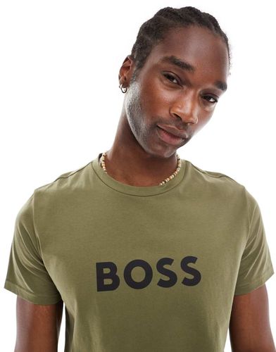 BOSS - T-shirt de plage - Kaki-Vert - Boss Bodywear - Modalova