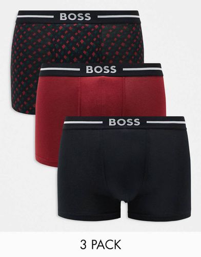 Lot de 3 boxers - avec motif - Boss Bodywear - Modalova