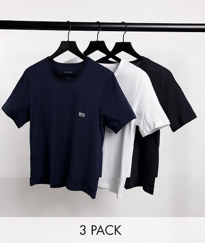 BOSS - Bodywear - Lot de 3 t-shirts - Bleu marine/blanc/noir - Boss Bodywear - Modalova