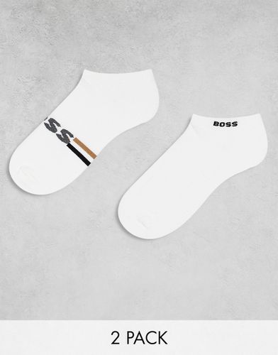 BOSS - Bodywear - Lot de 2 paires de chaussettes pelucheuses à logo emblématique - Boss Bodywear - Modalova