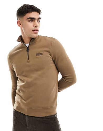 Essential - Sweat à col zippé - Beige - Barbour International - Modalova