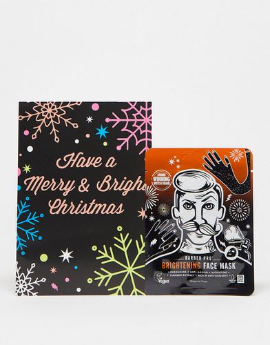 Carte de Noël avec masque pour le visage Brightening - Barber Pro - Modalova