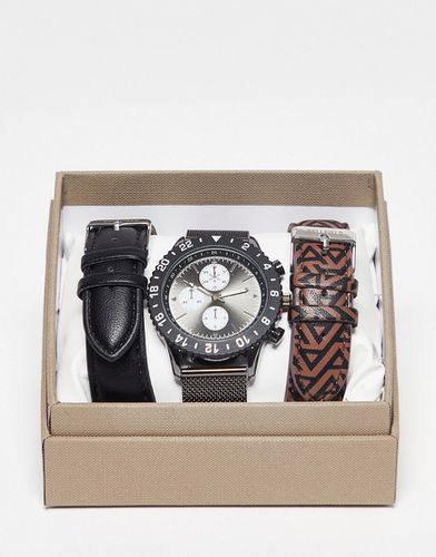 Coffret cadeau avec montre et bracelets interchangeables - Bellfield - Modalova