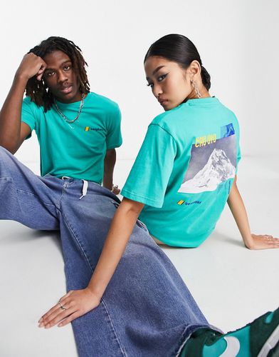 Dean Street - T-shirt unisexe avec imprimé Cho Zine au dos - océan - Berghaus - Modalova