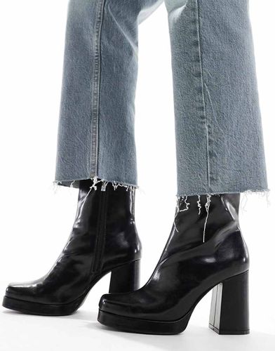 Bottines à talon et semelle plateforme - Bershka - Modalova