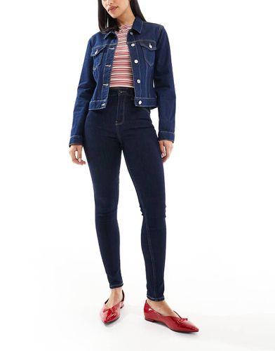 Jean skinny à taille haute - foncé authentique - Bershka - Modalova