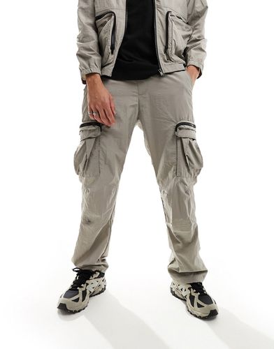 Pantalon d'ensemble fonctionnel en nylon - Bershka - Modalova