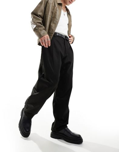 Pantalon habillé style baggy - Bershka - Modalova