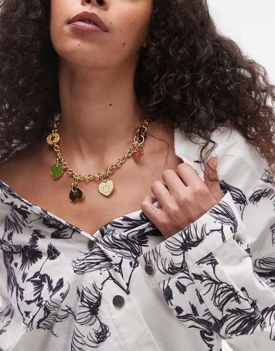 Collier avec charms caurs - et multicolore - Bimba Y Lola - Modalova