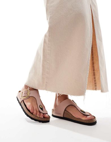 Gizeh - Sandales en cuir nubuck à grosse boucle - Birkenstock - Modalova