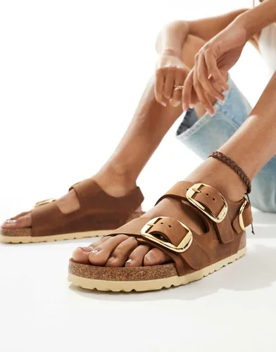 Milano - Sandales à grosse boucle - Cognac - Birkenstock - Modalova