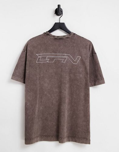 T-shirt oversize avec imprimé logo au dos - délavé à l'acide - Good For Nothing - Modalova