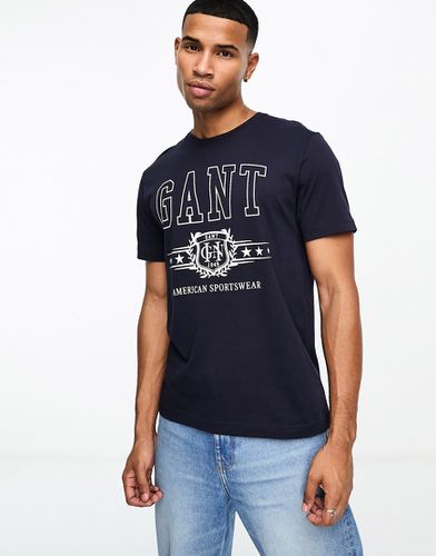 T-shirt à logo écusson imprimé - Gant - Modalova
