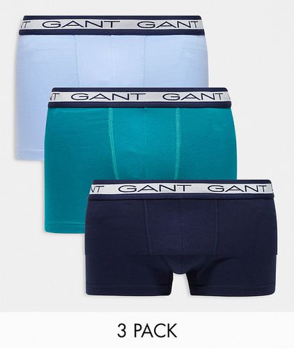 Lot de 3 sous-vêtements avec ceinture à logo - Marine, vert et - Gant - Modalova