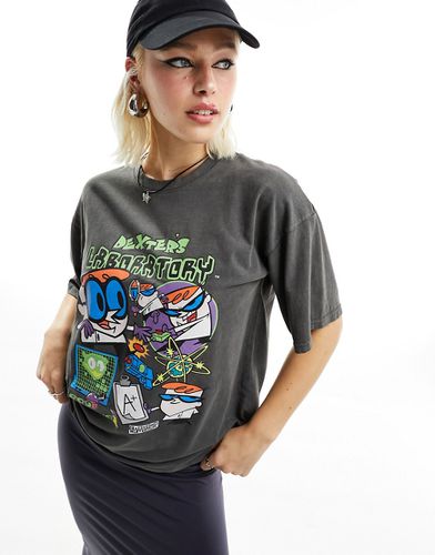 T-shirt à imprimé Dexter's Laboratory - Anthracite délavé - Daisy Street - Modalova