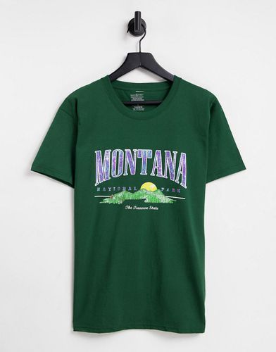T-shirt décontracté à imprimé graphique Montana - Daisy Street - Modalova