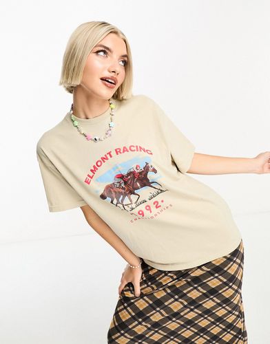 T-shirt décontracté à imprimé sport vintage - Daisy Street - Modalova