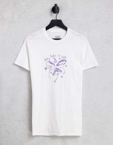 T-shirt décontracté avec imprimé champignon - Daisy Street - Modalova