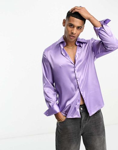 Devil's Advocate - Chemise en satin à larges revers - Devils Advocate - Modalova