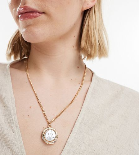 Collier avec large pendentif à perle - Designb London - Modalova