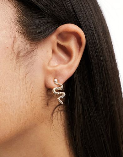 Boucles d'oreilles en forme de serpent - Designb London - Modalova