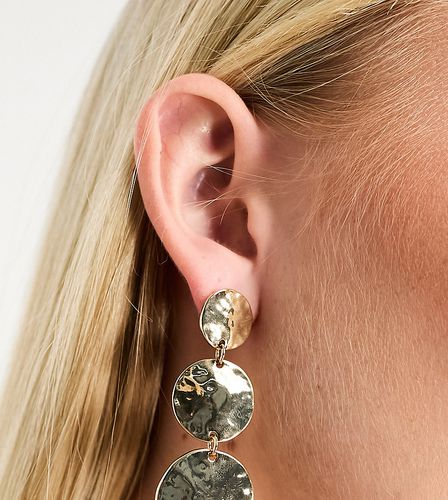 Boucles d'oreilles martelées tendance - Designb London - Modalova