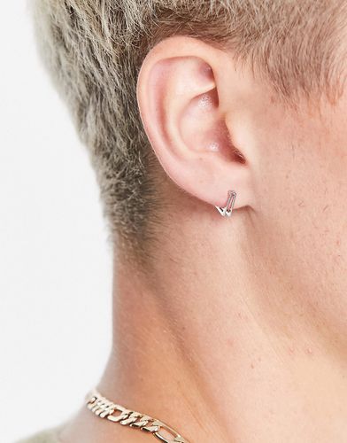 Boucles d'oreilles style petites créoles carrées - Designb London - Modalova