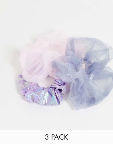 Lot de 3 chouchous irisés - Mélange de - Designb London - Modalova
