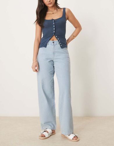 Herndon - Jean baggy large taille mi-haute coupe ample - clair - Dickies - Modalova