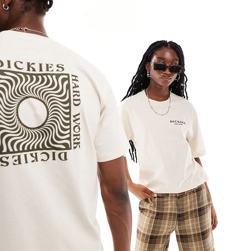 Oatfield - T-shirt à manches courtes imprimé au dos - Crème - Dickies - Modalova