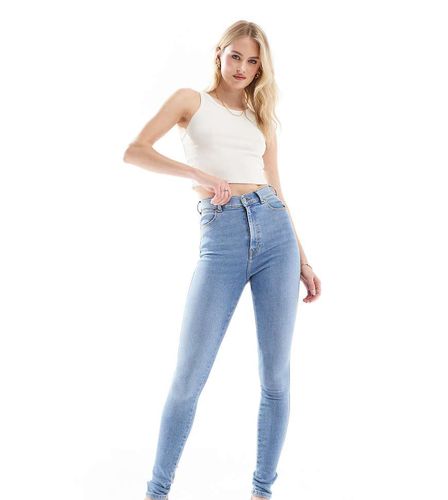 Moxy - Jean skinny ultra extensible à taille haute - Cape clair usé - Dr Denim Tall - Modalova