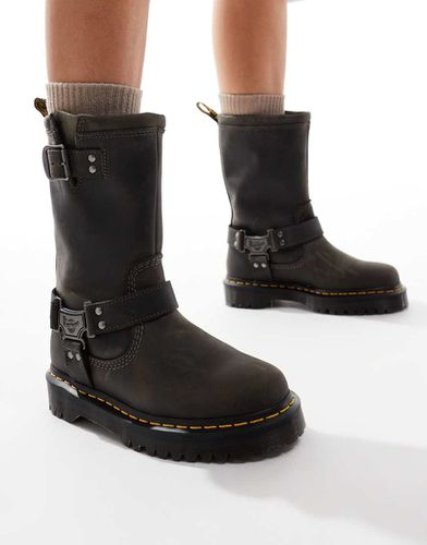 Anistone - Bottes montantes en cuir à enfiler - Dr Martens - Modalova