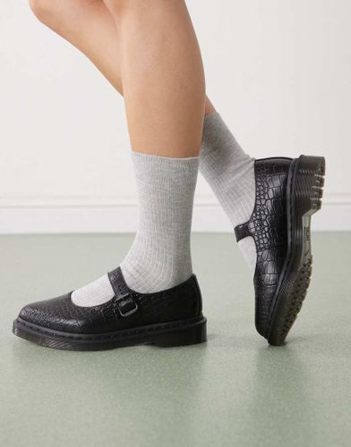 Dr. Martens - Elphie - Babies effet croco - Dr Martens - Modalova
