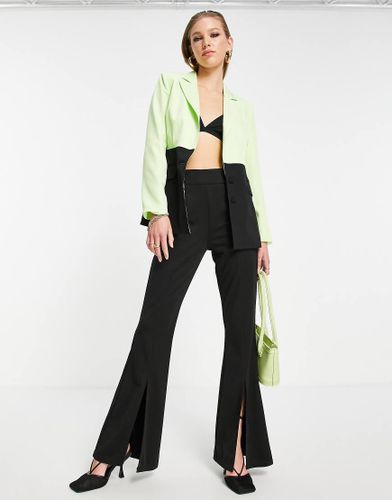 Pantalon évasé fendu - Extro & Vert - Modalova