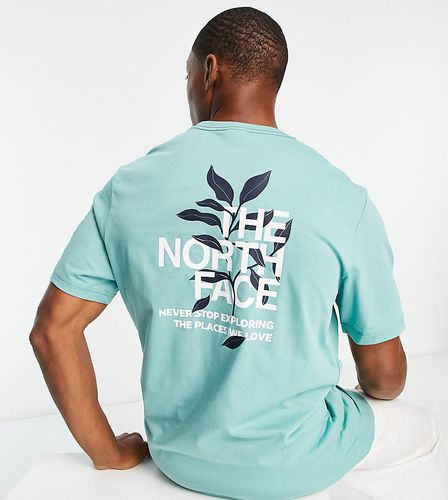 Exclusivité ASOS - - T-shirt avec imprimé feuilles au dos - wasabi - The North Face - Modalova