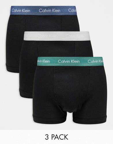 Exclusivité ASOS - - Lot de 3 boxers à taille contrastante - Calvin Klein - Modalova