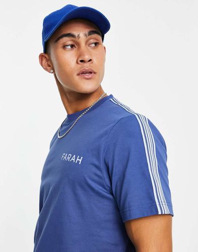 Exclusivité ASOS - Finlay - T-shirt à détail rayé - acier - Farah - Modalova