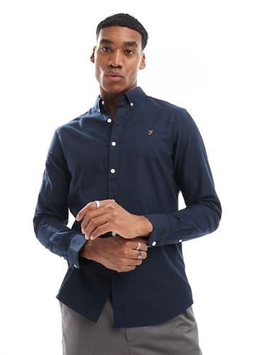 Chemise Oxford ajustée à manches longues - Farah - Modalova